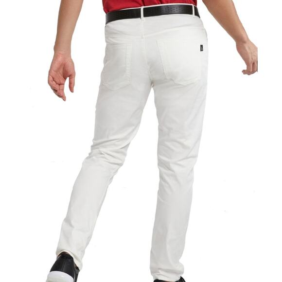 Nike Slim Flex Stretch Golf Performance Pants White Cactus Color Size 42x32 NEW - Picture 2 of 11